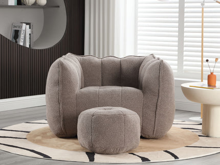 Soft Bean Bag Chair With High Resilient Foam