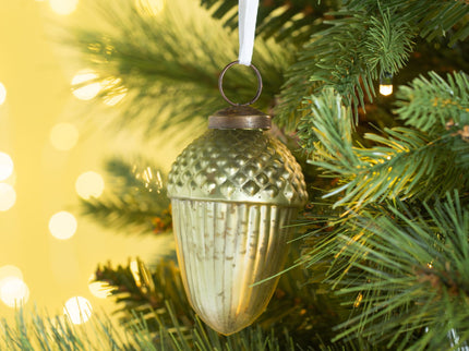 Tear Drop Ornament, Decorative Hanging Christmas Tree Ornaments For Holiday Party Decorations (Set of 12)