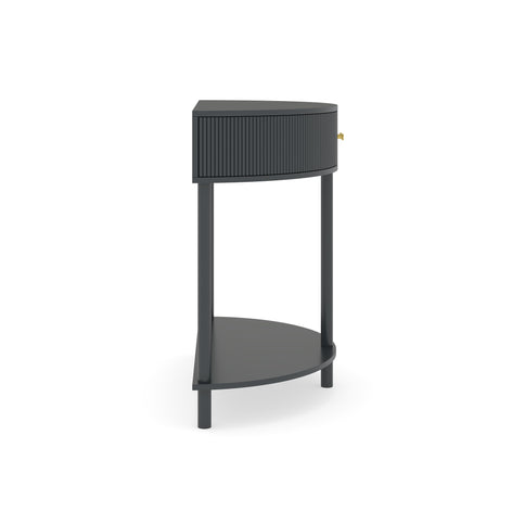 Demi Lune - Console Table With 2 Storage Drawers