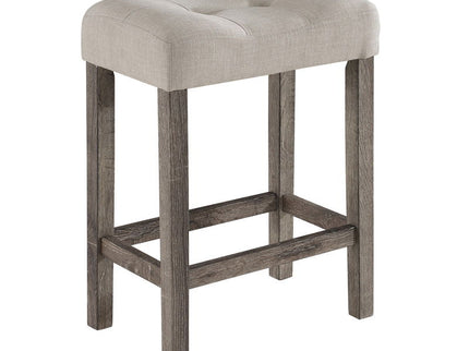 Lucian - Counter Height Pub Table With Tufted Stools