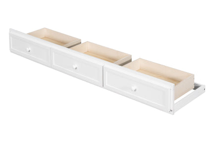 Bunk Bed With Drawers, Ladder And Storage Staircase