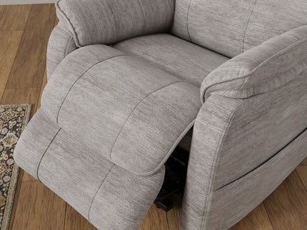 Lucie - Fabric Power Lift Chair - Gray