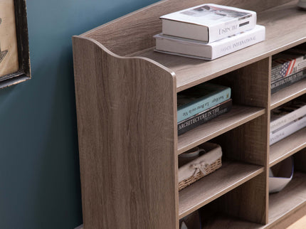 Entryway Shoe Storage Bench, Nine Storage Shelves, Entryway Organizer