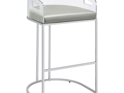 Mello - Upholstered Bar Chair (Set of 2) - Gray
