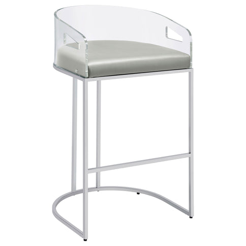 Mello - Upholstered Bar Chair (Set of 2) - Gray