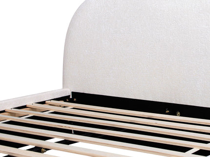 Archie Puffy Grounded - Upholstered Platform Bed