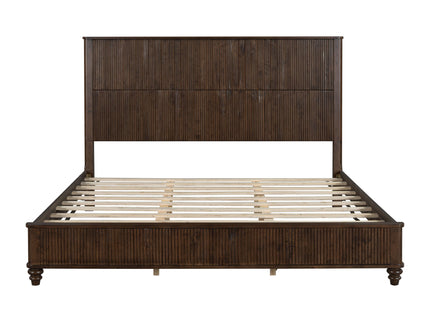 Platform Bed Frame & Tall Headboard