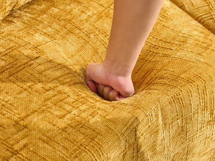 Curved Compressed Sofa, Nordic-Style Design For Living Room