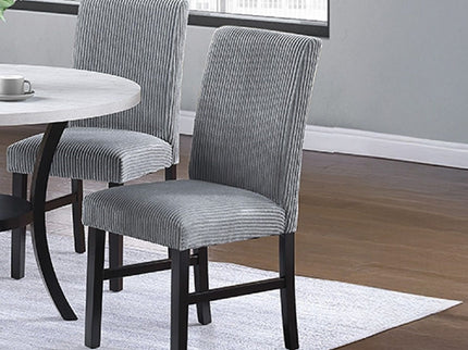 Elegant 5 Piece Dining Set Dark Chairs Top Table With Lower Shelf Kitchen Dining Room