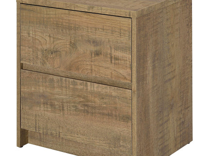 Geary - 2 Drawer Nightstand With LED Lights And USB Charging Ports