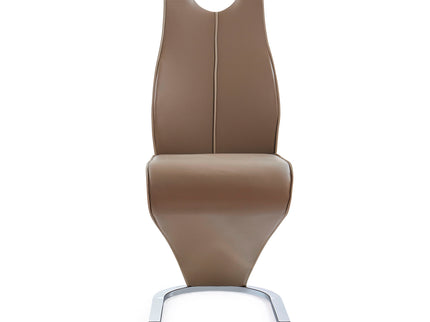 Tony - Dining Chairs (Set of 2) - Brown / Beige