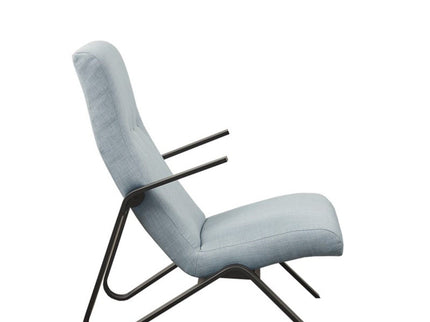 Manhattan - Accent Chair With High Back Support - Light Blue