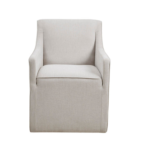 Traditional Skirted Dining Arm Chair