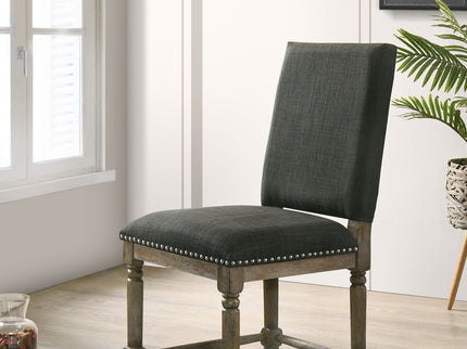 Everton - Fabric Chair With Nailhead Trim