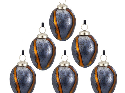 Christmas Ball Ornaments, Decorative Hanging Ball Christmas Tree Ornaments, For Holiday Party Decorations (Set of 6)