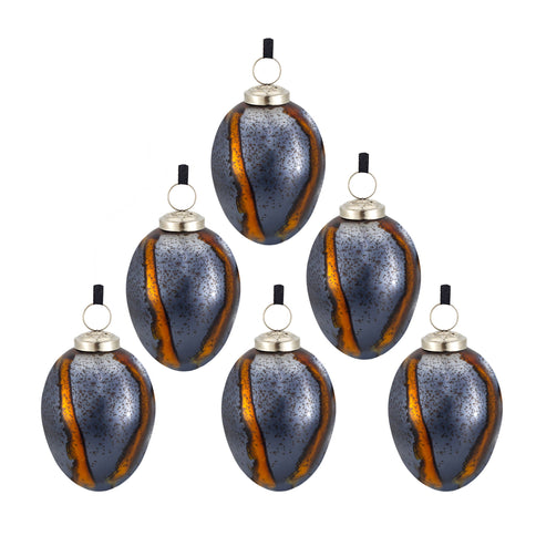 Christmas Ball Ornaments, Decorative Hanging Ball Christmas Tree Ornaments, For Holiday Party Decorations (Set of 6)