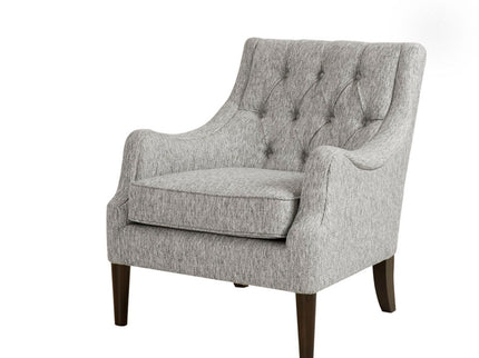 Button Tufted Accent Chair Vintage Style