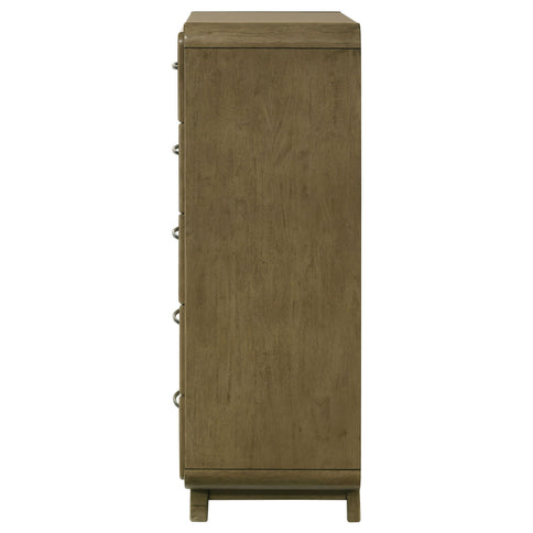Tully - 5 Drawer Chest - Nutmeg Brown