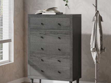 Nystrom - Mid Century Modern 5 Drawer Dresse