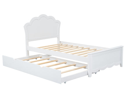 Platform Bed With Headboard And Trundle
