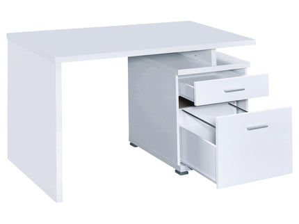2 Drawer Reversible Office Desk With Modular Design