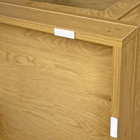 Modern Sideboard Cabinet With 1 Drawer And 2 Arched Doors