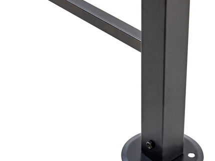 Grill Gazebo 8X5Ft, Outdoor Patio Canopy, Bbq Shelter With Steel Hardtop And Side Shelves - Black