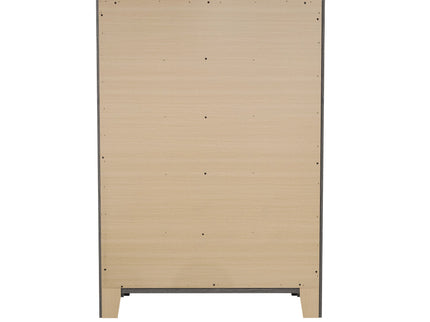 5 Drawer Dresser - Gray / Brown