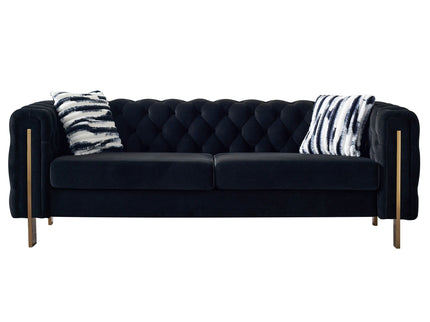 Chesterfield - Modern Tufted Living Room Sofa, 84.25''W Couch