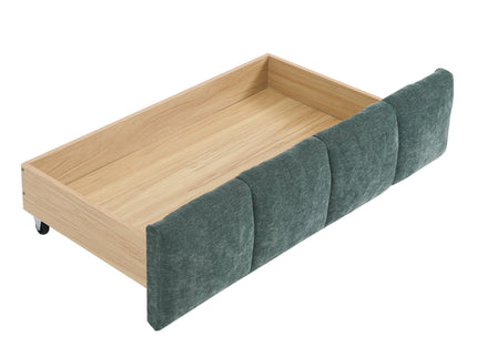 Modern Platform Bed Frame With Thick Fabric