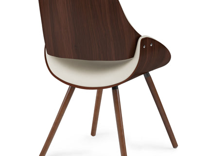 Malden - Bentwood Upholstered Dining Chair With Wood Back