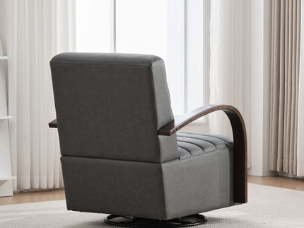 360° Swivel Accent Chair With Armrests, Comfy Lounge