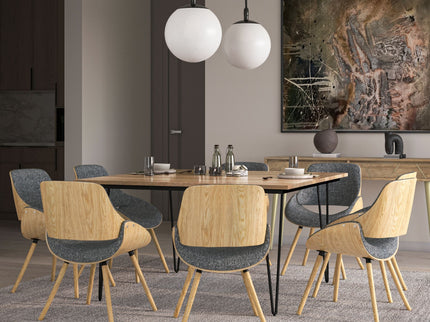 Malden - Bentwood Dining Chair With Wood Back