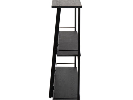 Converge - Industrial Bookcase - Black