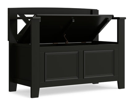 Amherst - Small Transitional Entryway Storage Bench