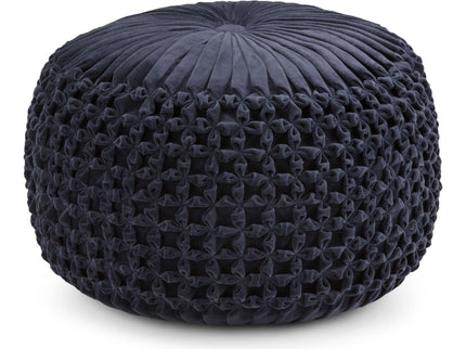Renee - Handcrafted Round Pouf