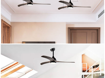 Indoor Outdoor Ceiling Fan With Light With Remote Control, Noiseless Reversible Motor, 6 Speed, 3 Color