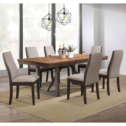 Rivera - Extension Dining Table - Natural Walnut