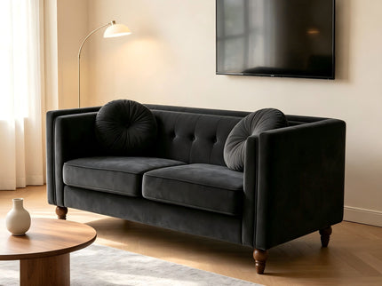 Chesterfield Loveseat 2 Seater Couch For Living Room