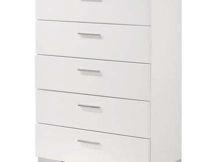 Dulcey - 5 Drawer Bedroom Chest - White