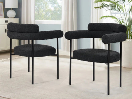 Dining Chairs With Armrests (Set of 2)