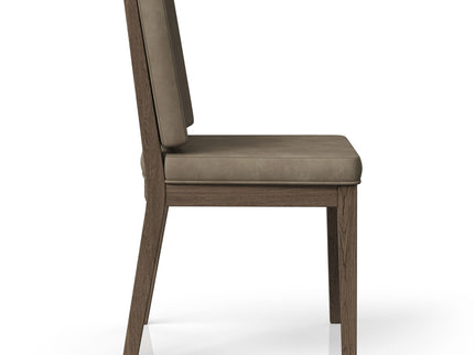 Soft Back Chair (Set of 2) - Light Brown