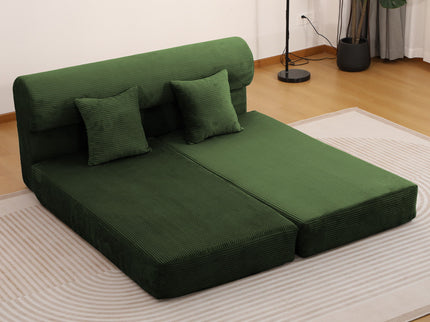 Convertible Sofa Bed, 2 Seater Fold Out Floor Couch