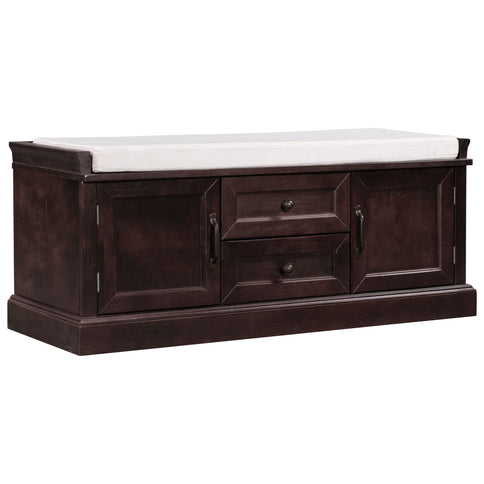 Hearth & Haven Daisy - Storage Bench With 2 Drawers And 2 Cabinets