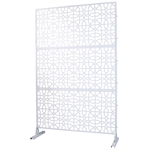 Outdoor & Indoor Metal Freestanding Decorative Privacy Screen