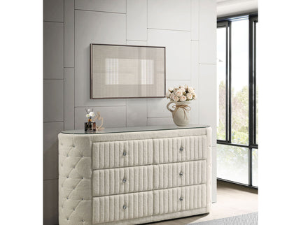 Santiago - 6 Drawer Dresser - Ivory