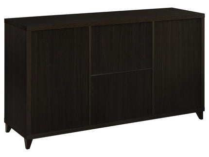 Lewes 2-door Engineered Wood 60-inch TV Stand Cappuccino