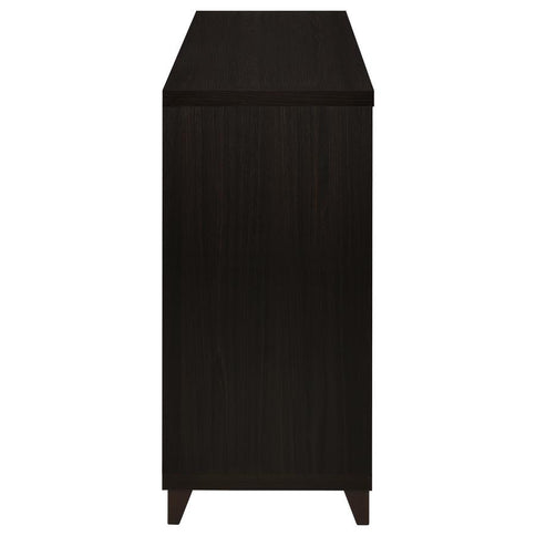 Lewes 2-door Engineered Wood 60-inch TV Stand Cappuccino