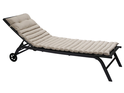 2 Piece Outdoor Chaise Lounge Chair Cushion Set