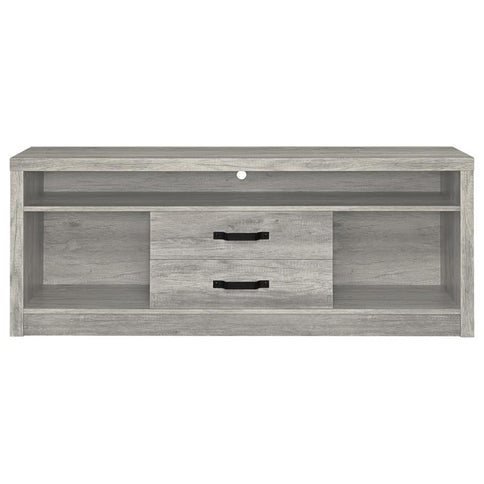 Burke 3-piece 59-inch TV Entertainment Center Grey Driftwood